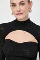 Elisabetta Franchi sweter czarny MK40B41E2