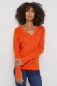 arancione Calvin Klein maglione in lana