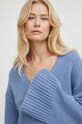 Шерстяной свитер By Malene Birger Q71340024 голубой
