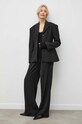 By Malene Birger pulover de lana Q72101003 negru SS24