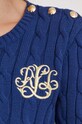 Bavlnený sveter Lauren Ralph Lauren 200925325 tmavomodrá