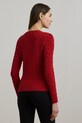 Lauren Ralph Lauren sweter bawełniany 200932223 czerwony SS25