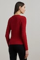 Βαμβακερό πουλόβερ Lauren Ralph Lauren 200932223 κόκκινο SS25