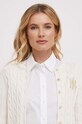 Bavlněný svetr Lauren Ralph Lauren béžová 200932225