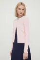 roza Bombažen pulover Lauren Ralph Lauren Ženski