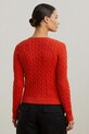 Lauren Ralph Lauren cardigan din bumbac 200932225 rosu SS25