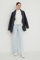 Kardigan Tommy Jeans DW0DW17243 béžová AW24
