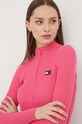 Tommy Jeans kardigan DW0DW17243 różowy AW24