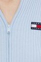 Kardigan Tommy Jeans DW0DW17243 modrá