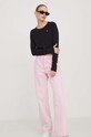 Tommy Jeans kardigan DW0DW17252 czarny SS24
