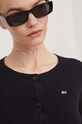 Tommy Jeans kardigan czarny DW0DW17252