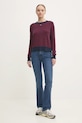 Πουλόβερ Tommy Jeans DW0DW17254 σκούρο μπλε AW24
