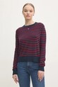 Πουλόβερ Tommy Jeans σκούρο μπλε DW0DW17254