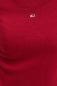 Tommy Jeans sweter DW0DW17254 bordowy
