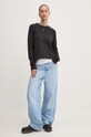 Tommy Jeans pulover DW0DW17254 negru AW24
