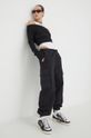 Tommy Jeans sweter DW0DW17501 czarny SS24