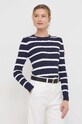 Βαμβακερό πουλόβερ Polo Ralph Lauren σκούρο μπλε 211924429