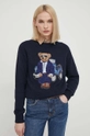 granatowy Polo Ralph Lauren sweter bawełniany