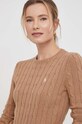 Βαμβακερό πουλόβερ Polo Ralph Lauren μπεζ 211943903