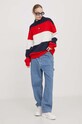 Tommy Jeans sweter z domieszką wełny DW0DW17495 granatowy SS24