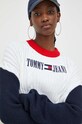 Svetr Tommy Jeans béžová DW0DW17497