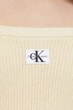 Бавовняний светр Calvin Klein Jeans J20J222628 бежевий