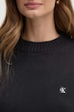 Calvin Klein Jeans sweter bawełniany J20J222987 czarny