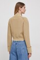 Odzież Calvin Klein Jeans sweter bawełniany J20J222632 beżowy