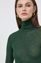 Patrizia Pepe sweter wełniany zielony 8K0187.K034
