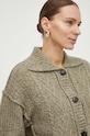 Vlnený kardigán Day Birger et Mikkelsen zelená DAY65242902