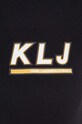 Karl Lagerfeld Jeans hosszú ujjú 240J1705 fekete