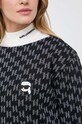 Karl Lagerfeld bluza bawełniana 240W1815 czarny