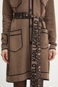 Karl Lagerfeld cardigan din amestec de lana maro 240W2020