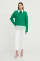 Custommade maglione in lana verde