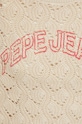 Pepe Jeans sweter bawełniany GRACE PL702099 beżowy