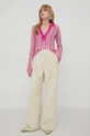 Βαμβακερό πουλόβερ Stine Goya Kiza ροζ