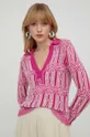 ροζ Βαμβακερό πουλόβερ Stine Goya Kiza