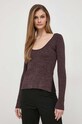Max Mara Leisure sweter brązowy 2416361017600