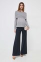 Шерстяной свитер Max Mara Leisure 2416361037600 серый SS24