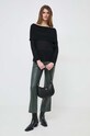 Шерстяной свитер Max Mara Leisure 2416361037600 чёрный SS24
