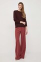 Шерстяной свитер Max Mara Leisure 2416361047600 коричневый SS24