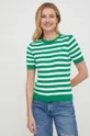πράσινο Βαμβακερό πουλόβερ Tommy Hilfiger Γυναικεία
