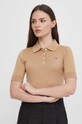 Svetr Tommy Hilfiger kulatý béžová WW0WW37937