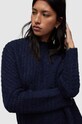 Μάλλινο πουλόβερ AllSaints Selena WK202V μπλε SS24