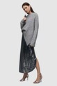 AllSaints sweter wełniany Selena szary WK202V