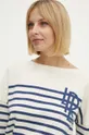 bež Bombažen pulover Lauren Ralph Lauren