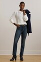 Lauren Ralph Lauren pulover de bumbac alb 200933121