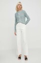Lauren Ralph Lauren pamut pulóver 200933121 zöld SS24