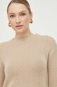 Шерстяной свитер Weekend Max Mara бежевый 2415361031600