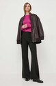 Weekend Max Mara sweter wełniany 2415361041600 różowy SS24